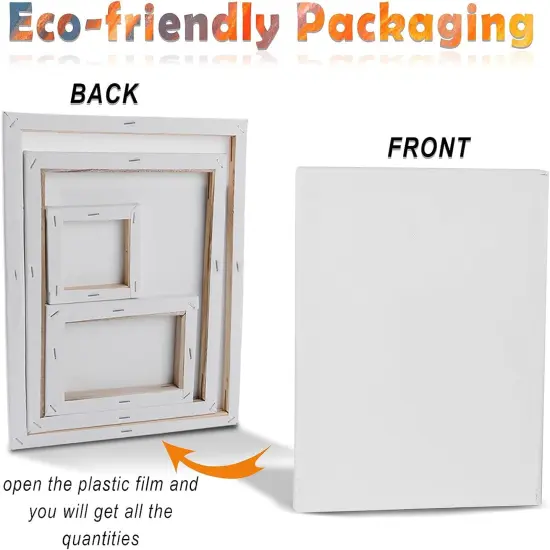 24 Pack Canvases for Painting {2}