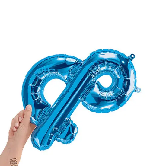 NorthStar Balloons&reg; 16 Inch Ampersand Blue Air Fill Only {2}