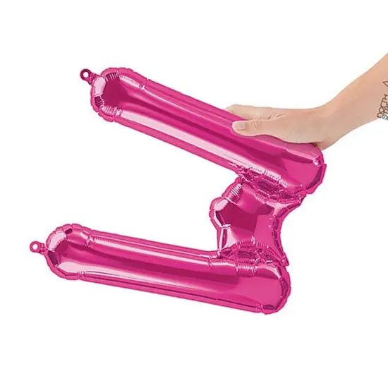 NorthStar Balloons&reg; 16 Inch Letter W Magenta Air Fill Only {5}