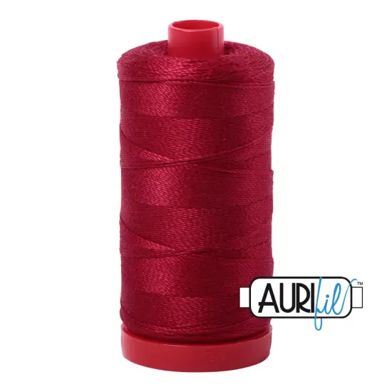 Red Wine (2260) | 12wt Large Spool (325M / 356Y) | Aurifil Thread {1}