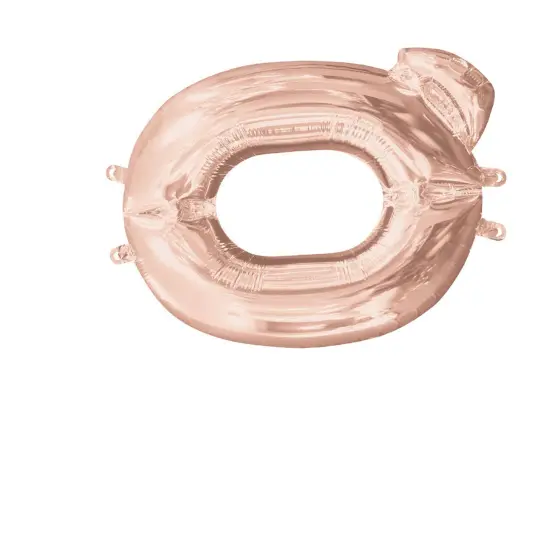 Anagram&reg; 16 Inch Letter Q Rose Gold Air Fill Only {3}