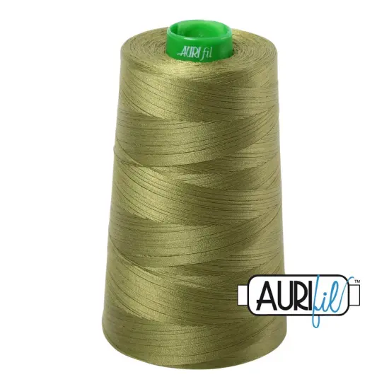 Olive Green (5016) | 40wt Cone (4700M / 5140Y) | Aurifil Thread {1}