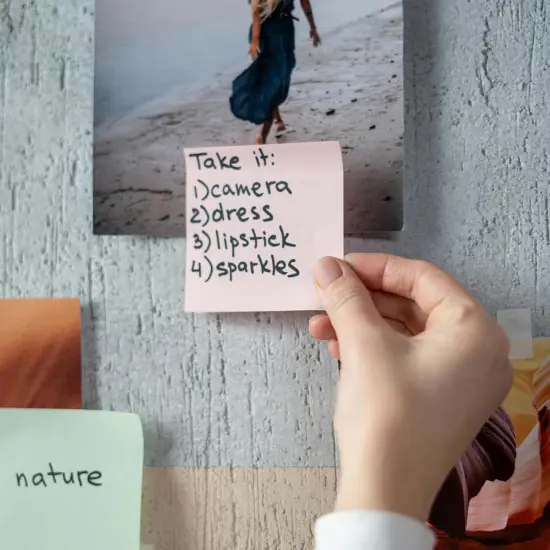 Sticky Notes 12 Pads, Pastel Colors Sticky Notes {3}