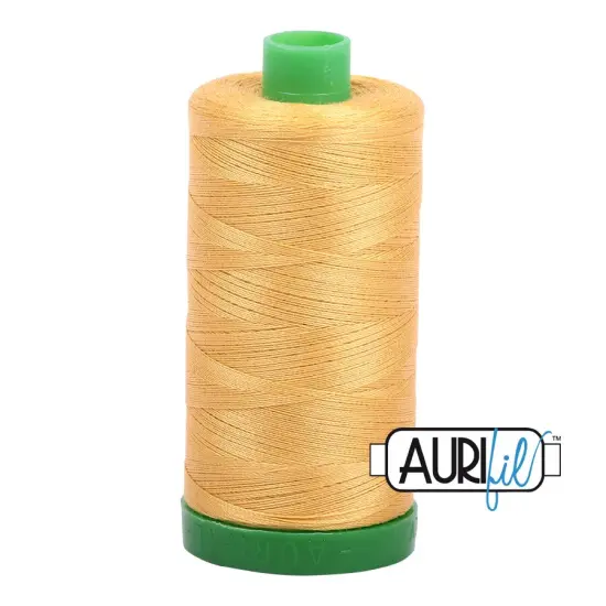 Spun Gold (2134) | 40wt Large Spool (1000M / 1094Y) | Aurifil Thread {1}