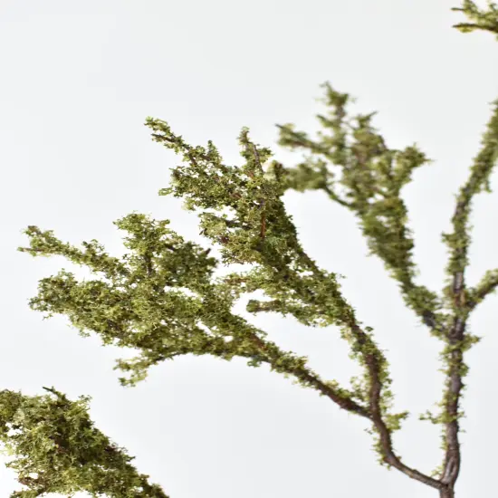 33" Faux Moss Twig Branch Stem {3}