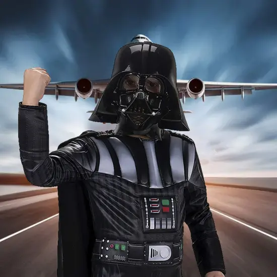 Kids Star Wars Darth Vader Child Qualux Costume {4}