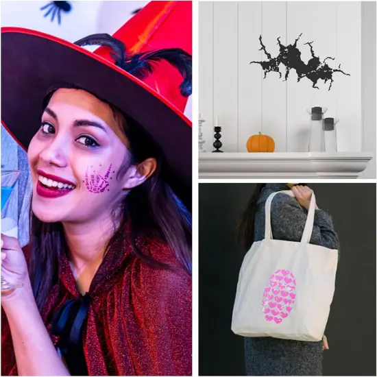 32 Pcs Halloween Face Painting Stencils(Custom) {1}