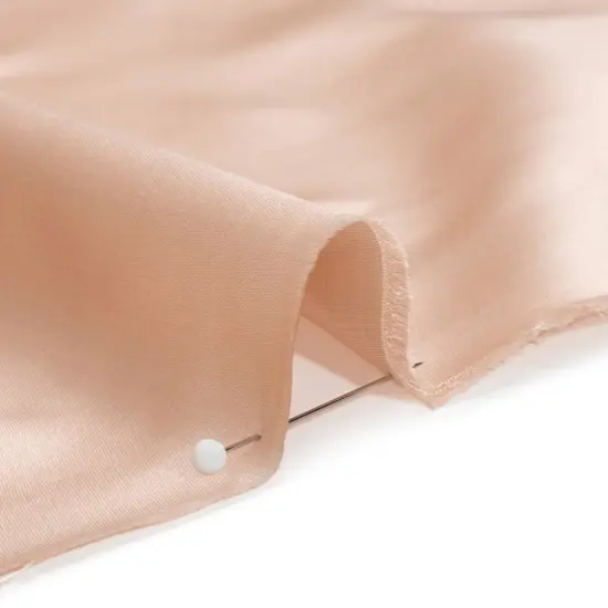 1 Yard Blush Pink Silk Duchesse Satin Perfect for structured jackets, 59 Inches Wide {2}