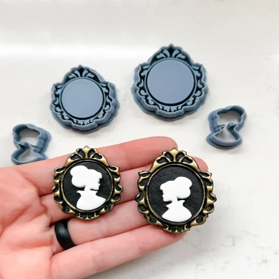 CAMEO SKELETON HEAD | HALLOWEEN 2025 | CLAY CUTTERS {3}