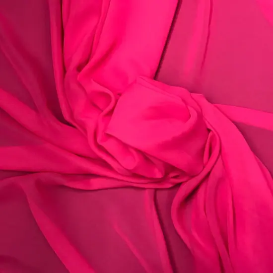 1 Yard Hot Pink Chiffon Fabric for Dresses, Party Decor, Crafts, Overlays, Cosplay Sewing 59&Prime;-60&Prime; Wide {2}