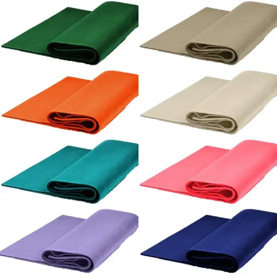 1 Yard Solid Color Craft Felt Fabric Acrylic 72 Inch Wide Bright Yellow {2}