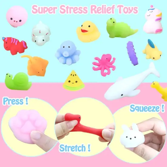 120PCS Random Mochi Squishy Toys {3}