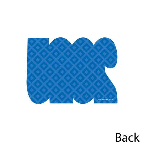 Big Dot of Happiness 2025 Blue Graduation Decorations - DIY Party Essentials - Set of 20 {4}