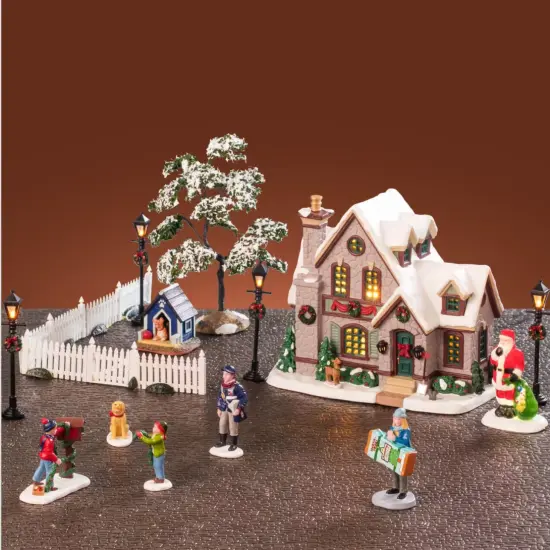 White Christmas Set - Lemax Caddington Village {1}