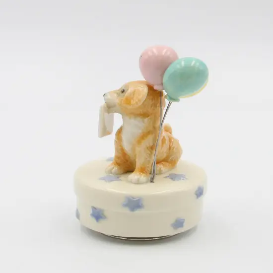 Ceramic Golden Retriever Dog Music Box, Home D&eacute;cor, Gift for Her, Gift for Mom, Kitchen D&eacute;cor, Dog Lover Gift, Pet Loss Gift {5}