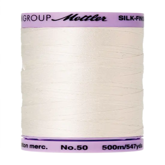 Candlewick (9104-3000) | Silk-Finish Cotton 50wt (500M / 547Y) | Mettler Thread {1}