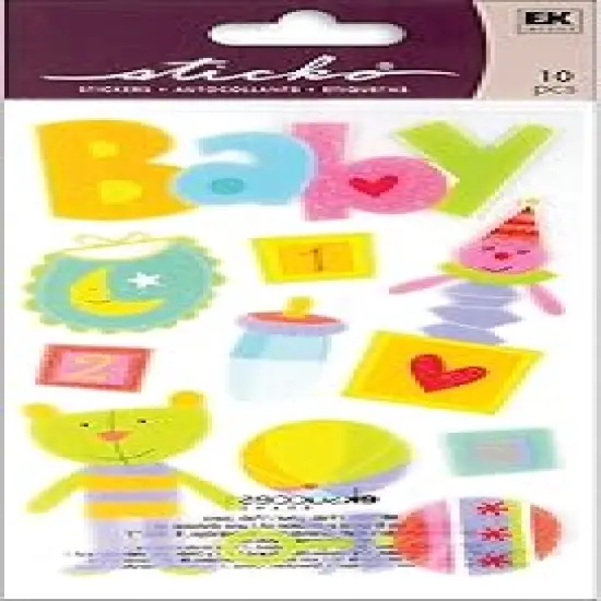 Sticko Fun Baby Glitter Stickers {1}