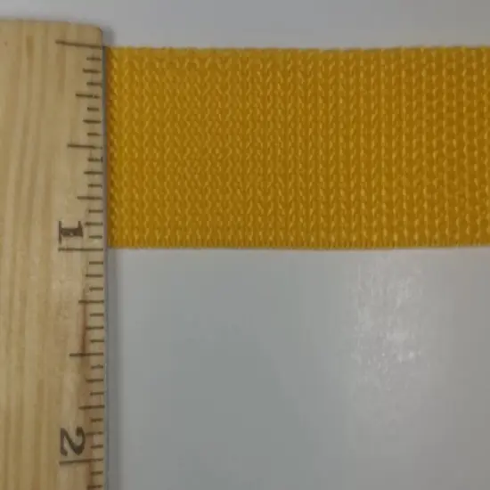 1" Polypropylene Webbing - 20 Continuous Yards Flag gold {2}