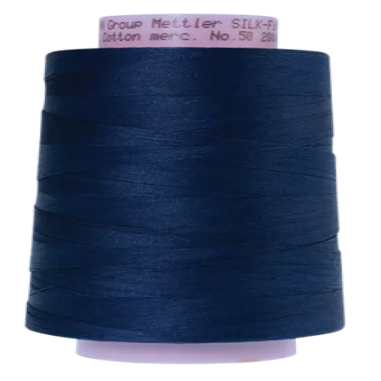 Night Blue (9150-0823) | Silk-Finish Cotton 50wt (1829M / 2000Y) | Mettler Thread {1}