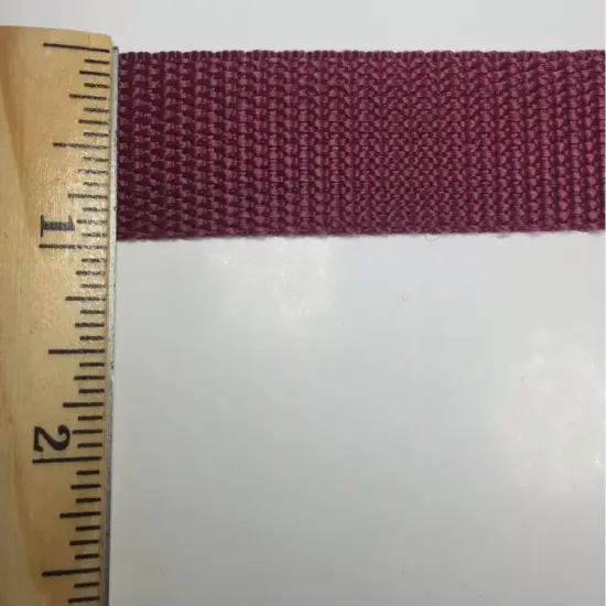 1" Polypropylene Webbing - 20 Continuous Yards Wine {2}