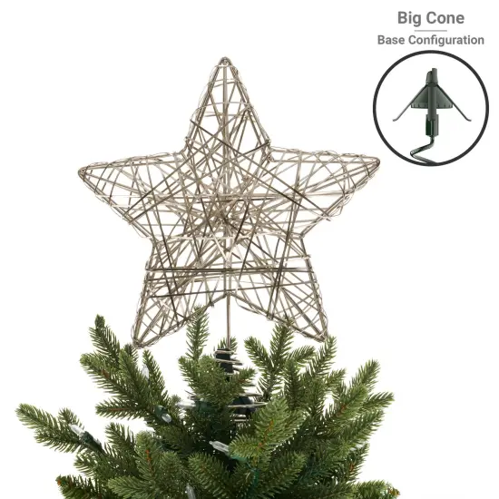 Christmas Tree Topper Holder White {12}