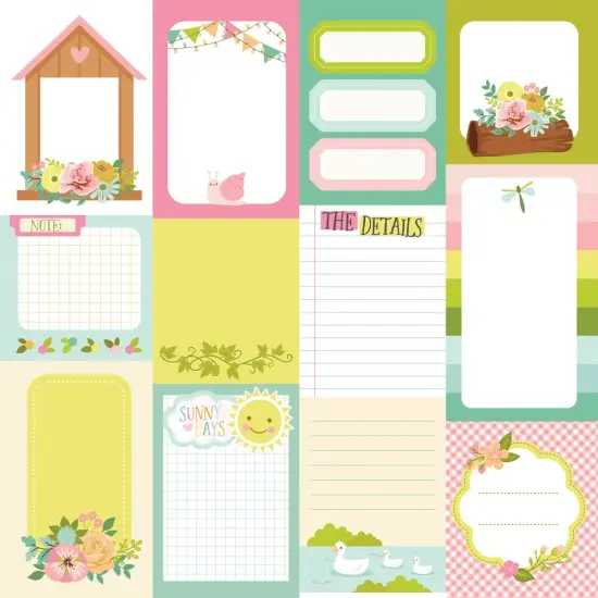Tea Garden Double-Sided Cardstock 12"X12" {3}