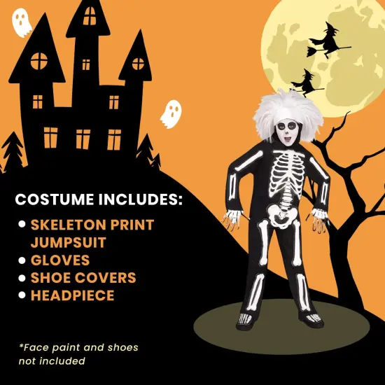 Saturday Night Live David S Pumpkins Beat Boy Skeleton Child Costume {6}