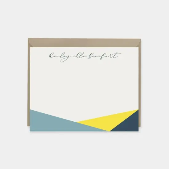 Color Block Note Cards II {1}