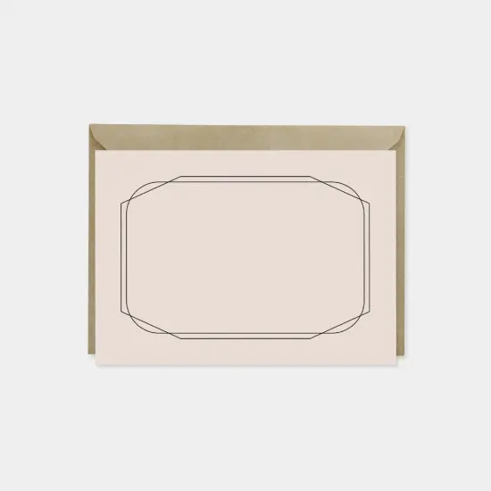 Geowire Rounded Border Note Cards {1}