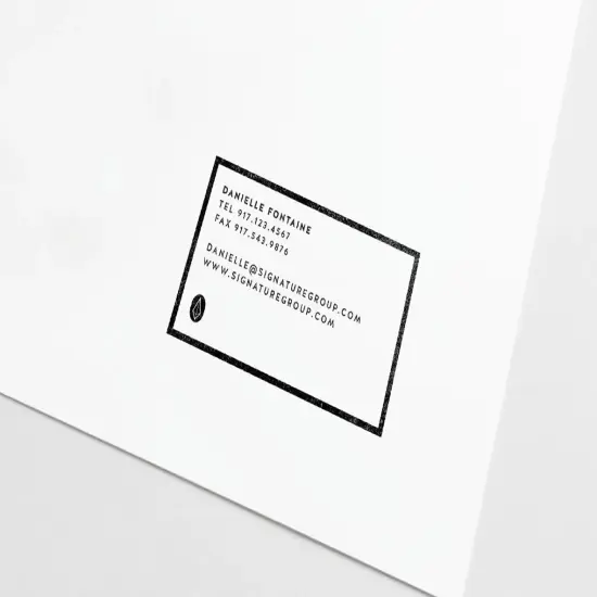 Business Card Stamp No. 13 {3}