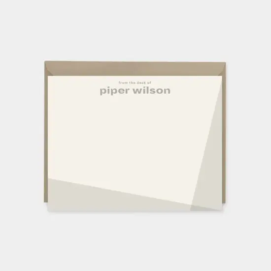 Color Block Note Card XI {1}