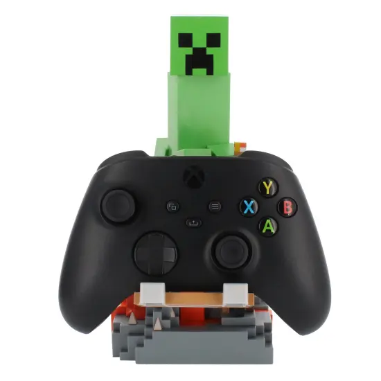 Exquisite Gaming: Minecraft: Creeper - Cable Guys Original Controller & Phone Holder, Collectible Device & Gaming Stand, Officially Licensed Figure {4}