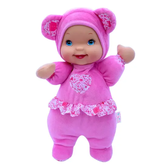 Baby's First: Love Bear Baby Doll - Pink Fleece Outfit, Interactive Musical Doll, Plays This Little Light of Mine, Soft Toy, Baby-Kids-Toddlers 3mo+ {1}