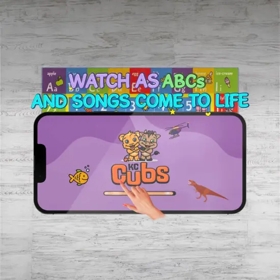 KC Cubs: Educational Rug: ABC Alphabet, Numbers & Shapes - 3x5' Playmat - Interactive Play, Activity Area Carpet, Bedroom-Classroom, Baby-Toddler-Kids {6}