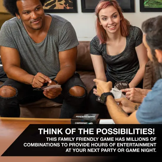 Superfight: 80's Deck - Expansion Adds 100 Themed Cards, Who Would Win In A Fight, Party Game, Ages 8+, 3+ Players {6}