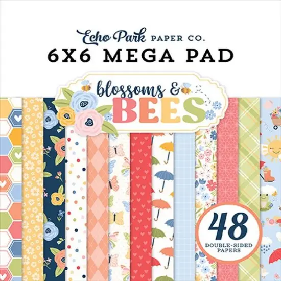 Echo Park Blossom and Bees 6x6 Mega Pad {1}