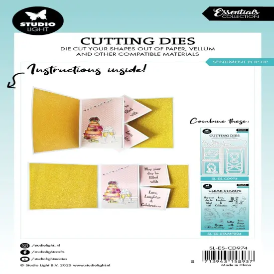 Studio Light Essentials Cutting Die-Turning Pop-Out {2}