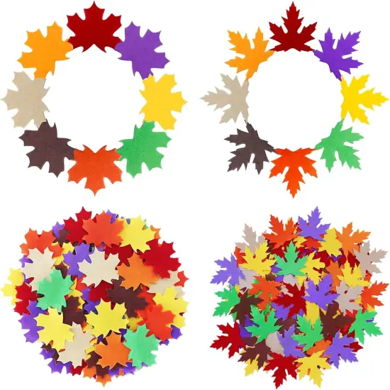 3200pcs Fall Crafts Kits - Autumn Leaf Shape Tissue Paper {2}