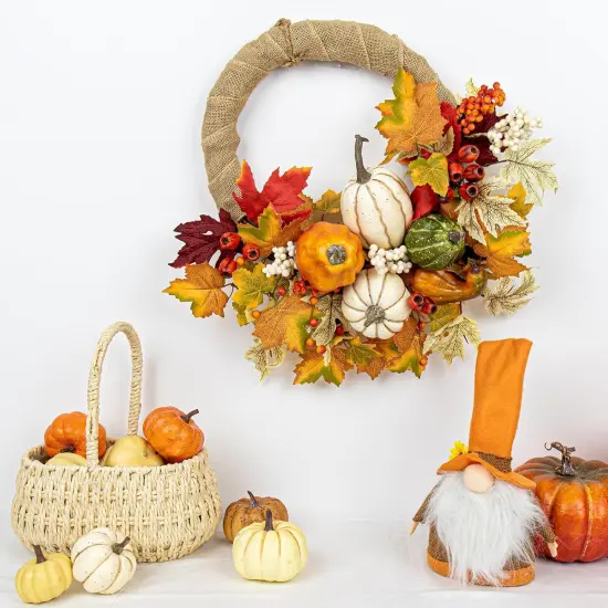 Fall Wreaths for Front Door 20 Inches {2}