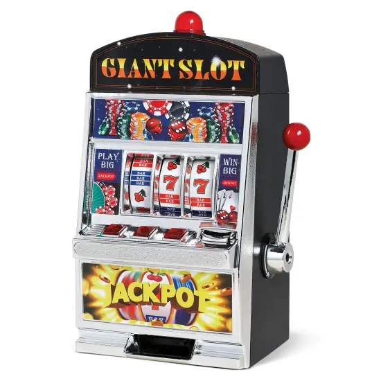 Collections Etc Giant Slot Machine Bank with Lights and Bells {2}