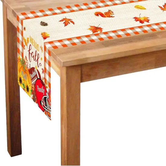 Hello Fall Table Runner 72 Inches {2}