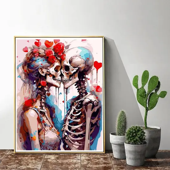 Sugar Skull Paint by Numbers Kit - 16x20in (MT3284) {3}