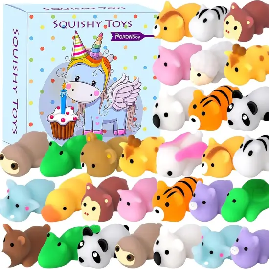 30 Pcs Squishies Mochi Toys {1}