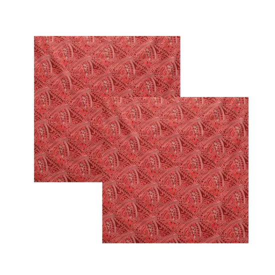 1 Yard Traditional Polynesian Tattoo Triangle Formation Poly Cotton Fabric 45 Inch Width gold {2}