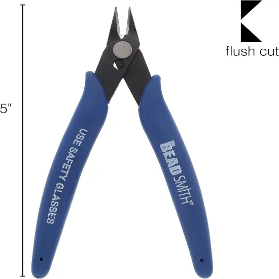 The Beadsmith Knot Cutter &ndash; 5-Inch Thread and Wire Cutting Tool with Spring &ndash; Flush Cutters for Jewelry Making, Toy Models, Electronics, Craft Wire, Floral, Hobbies and More {3}