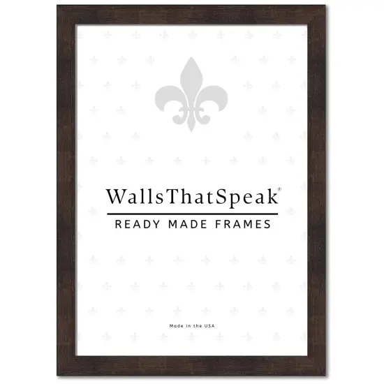 24x31 Picture Frame Bauhaus 125, 1.25" MDF Wood Composite Moulding, Faux Woodgrain Wall Display Frame for Art, Posters, or Photos by wallsthatspeak Dark Walnut {5}