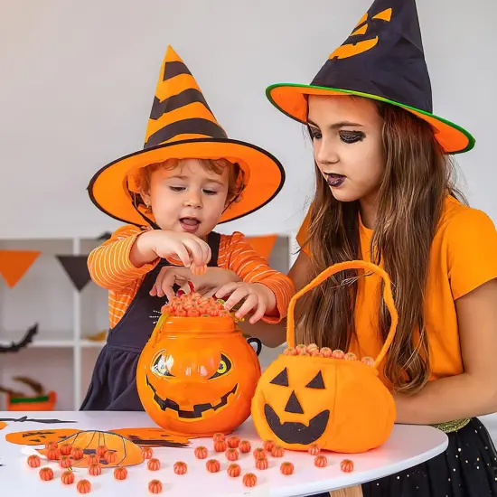 50 Pcs Fake Mini Pumpkins Ornaments {4}