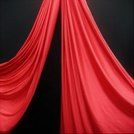 1 Yard Low Stretch Red Polyester Fabric For Aerial Silks Hammocks Backdrops Crafts 108&Prime;-120&Prime; Width {1}