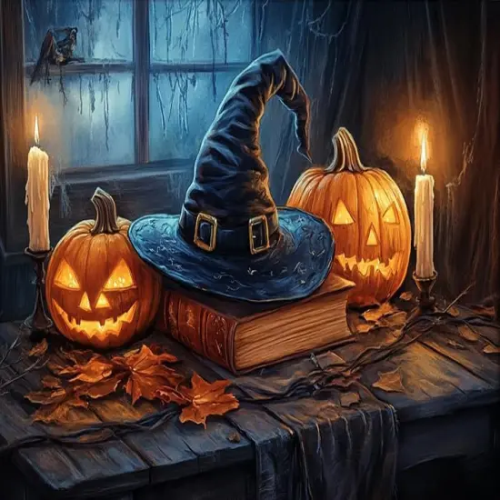 16x12 Inch - Halloween Diamond Painting Kits for Beginner {1}