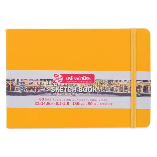 Royal Talens Art Creations Sketchbook - 5.8" x 8.3", Golden Yellow {1}